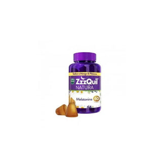 ZZQUIL Vicks ZzzQuil Natura Melatonin Mango & Banana Flavour 60 Units
