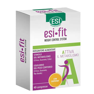 ESI Fit Activates Metabolism With Caffeine 40 Tablets