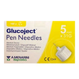 MENARINI Glucoject Insulin Needle 31G x 5mm 100U