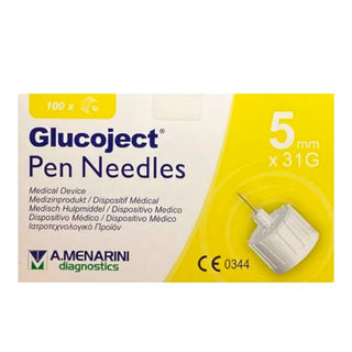 MENARINI Glucoject Insulin Needle 31G x 5mm 100U