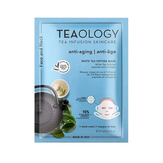 Teaology Smoothing Anti-Ageing Face & Neck Mask With White Tea