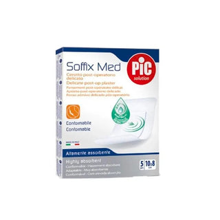 PIC Soffix Med Sterile Dressing 10x8cm 5 Units