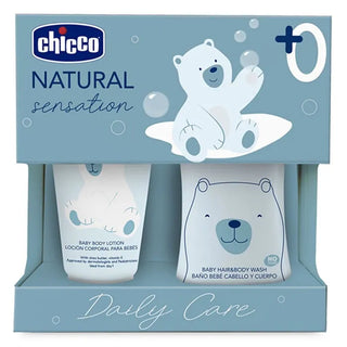 Chicco Set Natural Sensation Hygiene Bath 2 Pieces