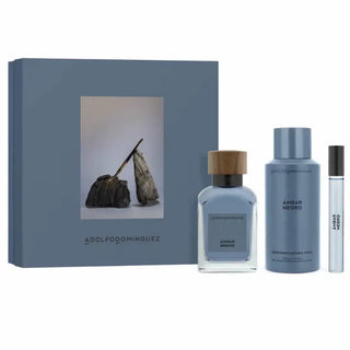 ADOLFO DOMINGUEZ Set Ambar Negro