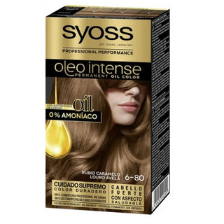 SYOSS Oleo Intense Permanent Hair Color 6-80 Caramel Blonde
