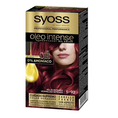 SYOSS Oleo Intense Permanent Hair Color 5-92 Intense Red