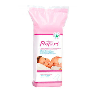Indasec Postpartum Feminine Hygiene Pads With Wings 10 Units