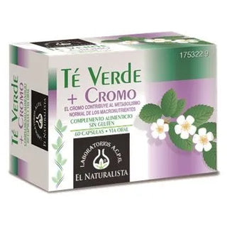 EL NATURAL Te Verde Cromo 60 Capsules