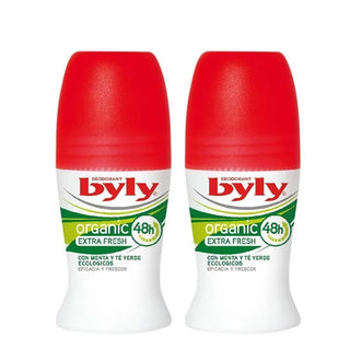BYLY IULIE Organic Extra Fresh Roll-On Deodorant Duo