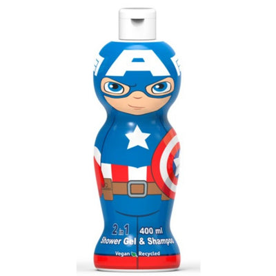 Marvel Captain America Shower Gel & Shampoo 2-In-1