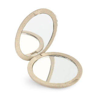 BETER Natural Fiber Double Mirror x4 Magnification Beige