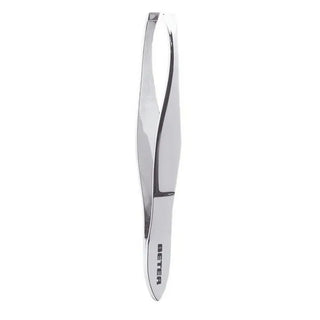 BETER Chrome Plated Straight Tip Tweezers