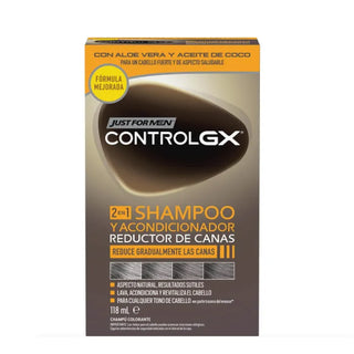 JUST FOR MEN Control GX Grey Hair Reducing Shampoo & Conditioner