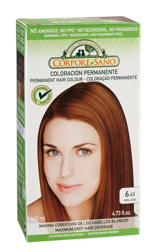 CORPORE Tinte Permanente N6 Avellana Bio