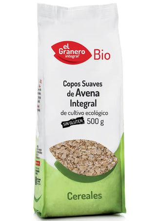 Granero Copos Suaves De Avena Integral Sin Gluten Bio
