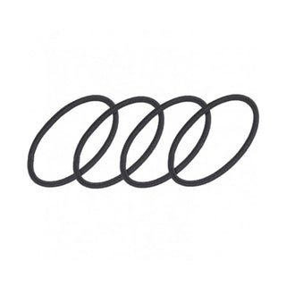 Eurostil Smooth Hair Elastics Black