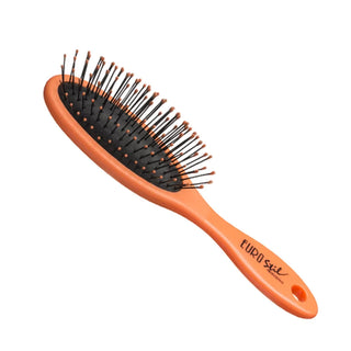 Eurostil Small Oval Paddle Brush Neon Orange