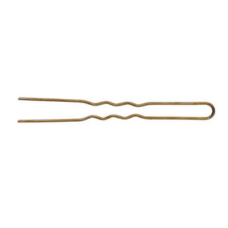 Eurostil Black Rippled Bow Hair Clips