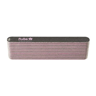 EUROSTIL Recta Negra Padded Nail Files 600-600 Pack