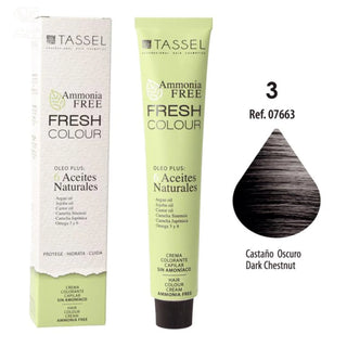 EUROSTIL Fresh Colour Crema Colorante Sin Amoniaco Castaño Oscuro