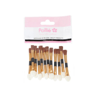 EUROSTIL Pack Pinceles Aplicadores Sombra Con Esponja