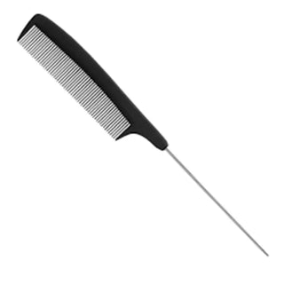 EUROSTIL Carbon Professional Comb Metal Teeth