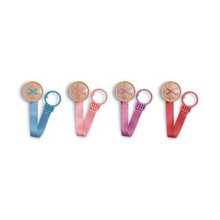 SUAVINEX Button Brooch With Ribbon