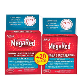 MEGARED Omega 3 500mg 80 Capsules