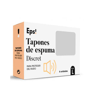 EPS Foam Ear Plugs Discreet Size L