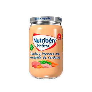 Nutribén Potito Ham, Beef with Vegetables