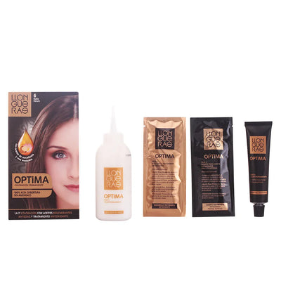 Llongueras Optima Permanent Hair Colour Dark Blonde 6