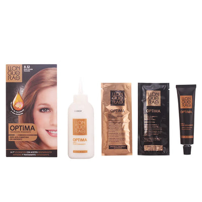 Llongueras Optima Permanent Hair Colour Natural Golden Blond 8.32