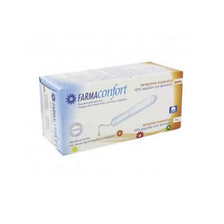 FARMACONFORT Cotton Tampons with Applicator Superplus