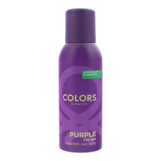 Benetton Colors Purple Long-Lasting Floral Deodorant Spray For Women