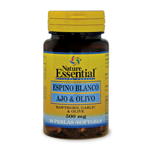 NATURE ESS Espino Blanco Ajo Olivo 500 Mg