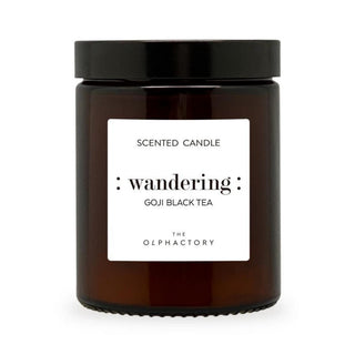 The Olphactory Wandering Goji Black Tea Goji Scented Candle