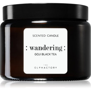 The Olphactory Wandering Goji Black Tea Goji Scented Candle