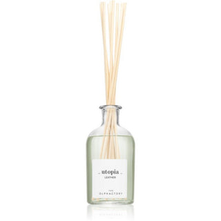 The Olphactory Utopia Leather Fragrance Sticks Leather Aroma Reed Diffuser