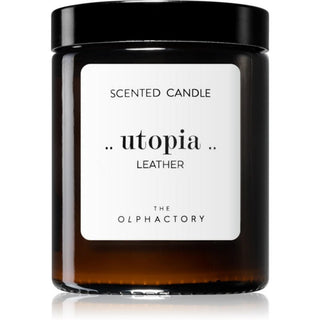 The Olphactory Utopia Leather Leather Scented Candle