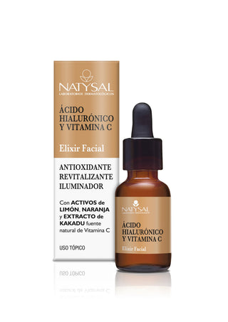 NATYSAL Hyaluronic Acid and Vitamin C Facial Elixir