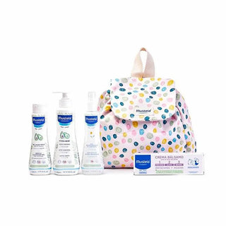 MUSTELA Set Little Moments Polka Dots Backpack