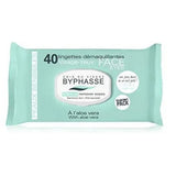 BYPHASSE Makeup Remover Wipes Aloe Vera Sensitive Skin