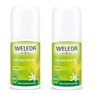 WELEDA 24h Deodorant Citrus Roll-On Duo