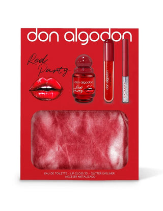Don Algodón Red Party Makeup Set