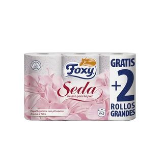 Foxy Silk Toilet Paper 3-Ply 6 Rolls