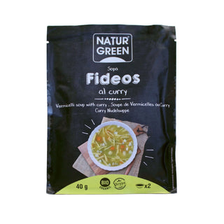 NATURGREEN Sopa Fideos Curry