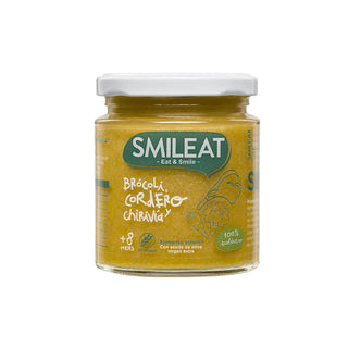 SMILEAT Potito Bio Brócoli Cordero y Chirivía