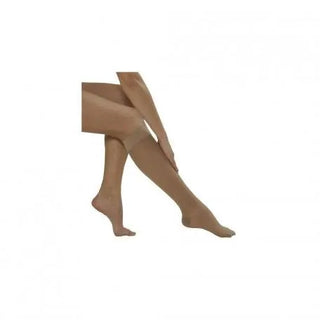 MEDILAST Short Compression Sock Open Toe Extra Large Beige