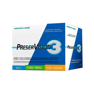 Bausch+Lomb PreserVision 3-Month Pack 180 Capsules