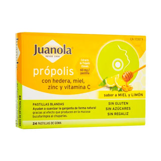 JUANOLA Propolis Hedera Honey Zinc and Vitamin C 24U